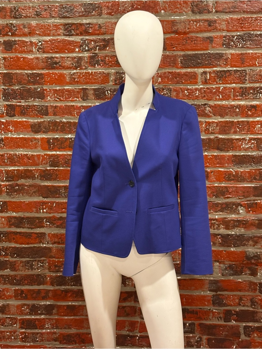LOFT Cobalt Blue Single-Button Blazer